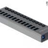 Delock Externer SuperSpeed USB Hub mit 13 Ports + Schalter
