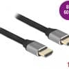 Delock Ultra High Speed HDMI Kabel 48 Gbps 8K 60 Hz grau 1 m zertifiziert