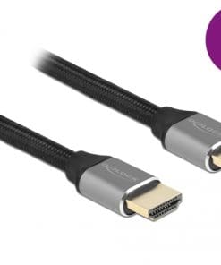 Delock Ultra High Speed HDMI Kabel 48 Gbps 8K 60 Hz grau 2 m zertifiziert
