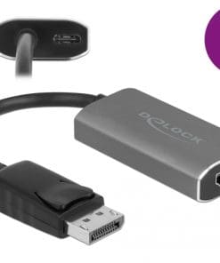 Delock Aktiver DisplayPort 1.4 zu HDMI Adapter 8K mit HDR Funktion