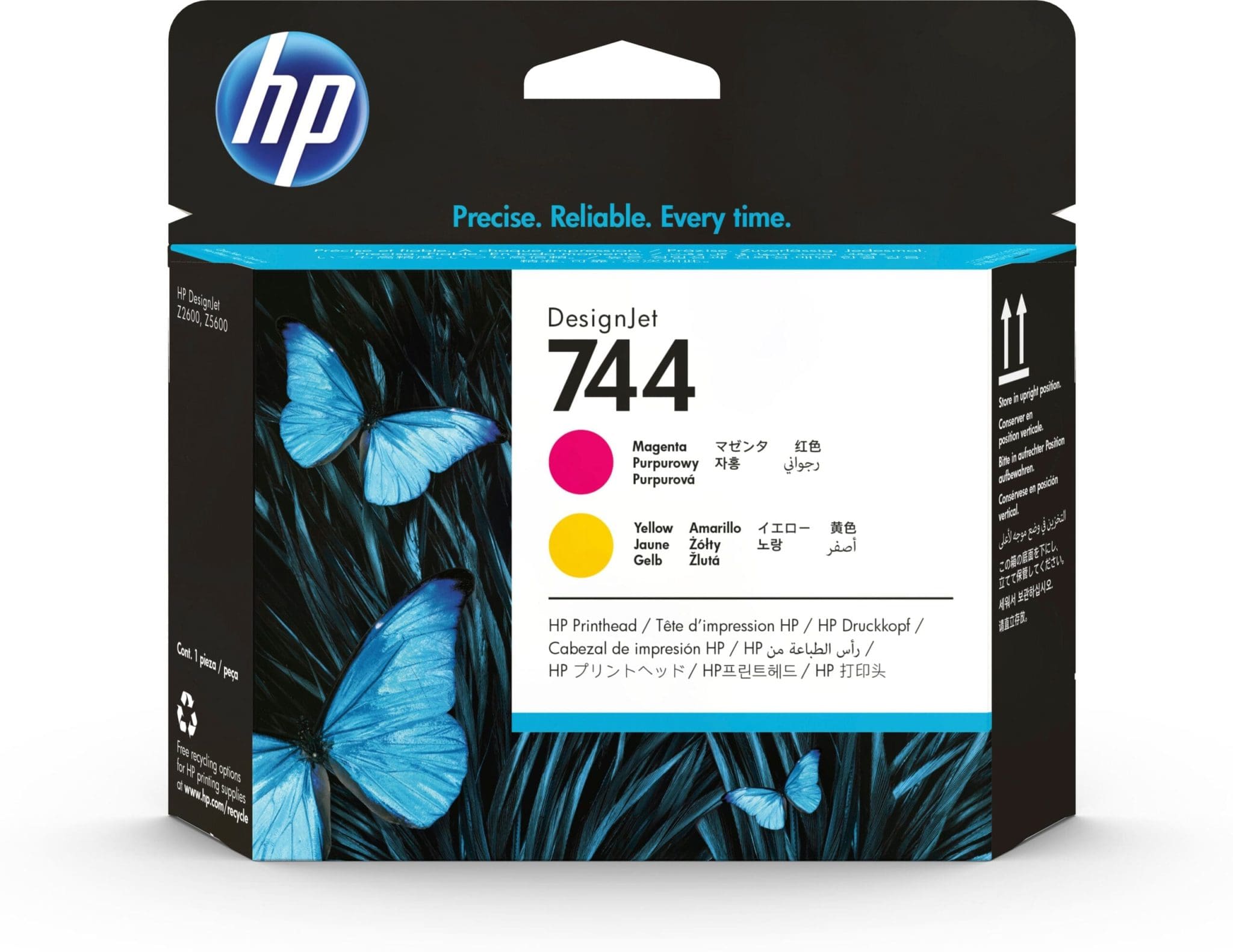 HP 744 DesignJet Druckkopf Magenta/Gelb HP 744 DesignJet Druckkopf Magenta/Gelb