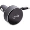 InLine® Dual USB-C KFZ Stromadapter 12/24V, ausziehbares Kabel + Buchse, 75W