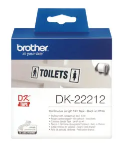 Alternative view of Brother Endlos-Etikettenfilm DK-22212 weiß, 62mm x 15,24m