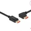 Delock DisplayPort Kabel Stecker gerade zu Stecker 90° links gewinkelt 1 m