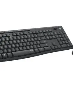 Logitech MK295 Silent Set - Tastatur und Maus - kabellos DE - grafit