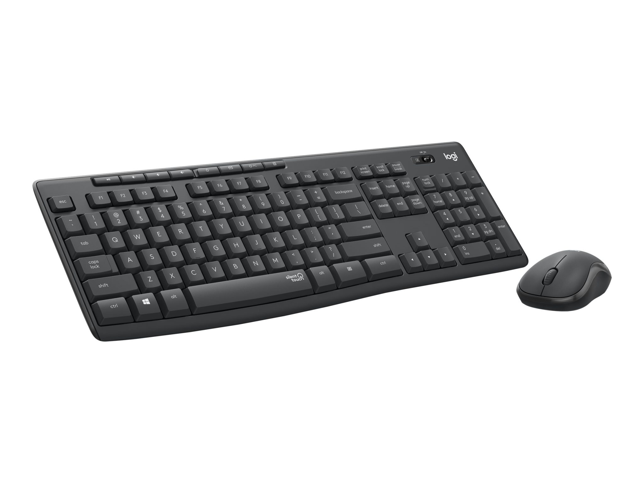 Logitech MK295 Silent Set - Tastatur und Maus - kabellos DE - grafit Logitech MK295 Silent Set - Tastatur und Maus - kabellos DE - grafit