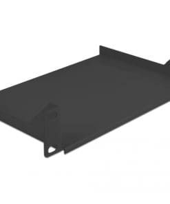 Delock 10" Fachboden für Netzwerkschrank 1 HE schwarz
