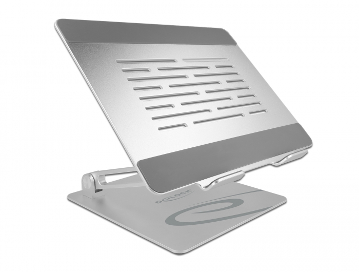Delock Tablet und Notebook Standhalterung verstellbar Aluminium Delock Tablet und Notebook Standhalterung verstellbar Aluminium