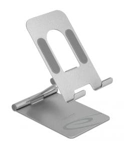 Delock Smartphone Standhalterung verstellbar Aluminium (122 g)