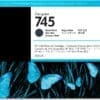 HP 745 DesignJet Druckerpatrone Mattschwarz, 300 ml Ideal für Druckdienstleister, Hersteller/Benutzer von GIS-Karten und Einzelhändler – zur Ausgabe hochwertiger Technik- und Grafikdrucke, die wasserbeständig sind und nicht verblassen. HP Vivid Fototinten in chromatischen Farben sorgen gemeinsam mit hochauflösenden HP Druckköpfen für kontrastreiche Ergebnisse. Die wasser- und lichtbeständigen Drucke halten bei Aufbewahrung im Dunkeln länger als 200 Jahre. Mehr Qualität mit weniger Tinten – das senkt Ihre Druckkosten.