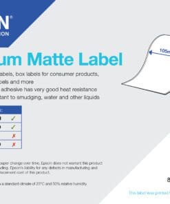 Epson Etikettenrolle 105mm 35 Meter weiss matt