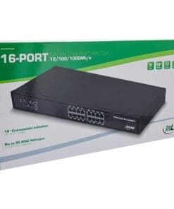 InLine® Gigabit Netzwerk Switch 16-Port, 1GBit/s, 48,26cm (19"), Metall, lüfterlos InLine® Gigabit Netzwerk Switch 16-Port, 1GBit/s, 48,26cm (19"), Metall, lüfterlos – Bild 4