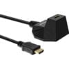 InLine® Mini DisplayPort zu HDMI Konverter Kabel, weiß, 1m, 4K2K, mit Audio