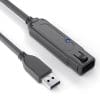 USB 2.0 Aktiv Kabel - schwarz - 5,0m