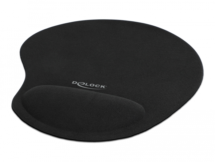 Delock Ergonomisches Mauspad mit Gel Handballenauflage schwarz 230 x 202 x 24 mm Delock Ergonomisches Mauspad mit Gel Handballenauflage schwarz 230 x 202 x 24 mm