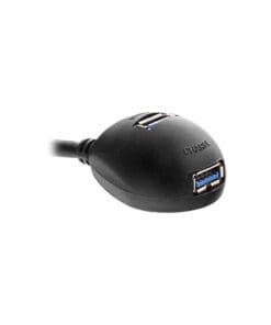 Alternative view of InLine® USB 3.0 Verlängerung, A Stecker / Buchse, schwarz, mit Standfuß, 3m, schwarz