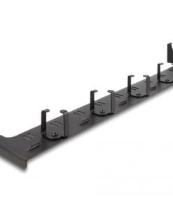 Delock 19" LWL Rangierpanel 1 HE schwarz