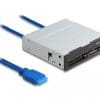 Delock 3.5" SuperSpeed USB Card Reader 6 Slots + 1 x USB Typ-A Buchse