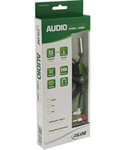 Alternative view of ® Slim Audio Kopfhörer Flugzeug-Adapterkabel, 2x 3,5mm Klinke ST an 3,5mm Klinke BU 3pol., 0,15m