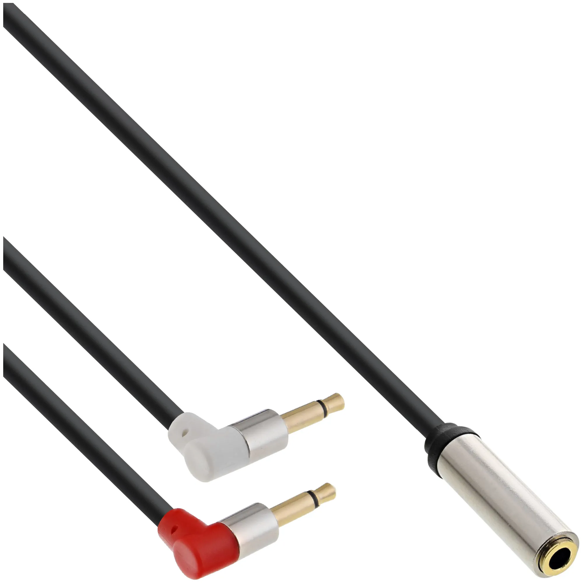 ® Slim Audio Kopfhörer Flugzeug-Adapterkabel, 2x 3,5mm Klinke ST an 3,5mm Klinke BU 3pol., 0,15m ® Slim Audio Kopfhörer Flugzeug-Adapterkabel, 2x 3,5mm Klinke ST an 3,5mm Klinke BU 3pol., 0,15m