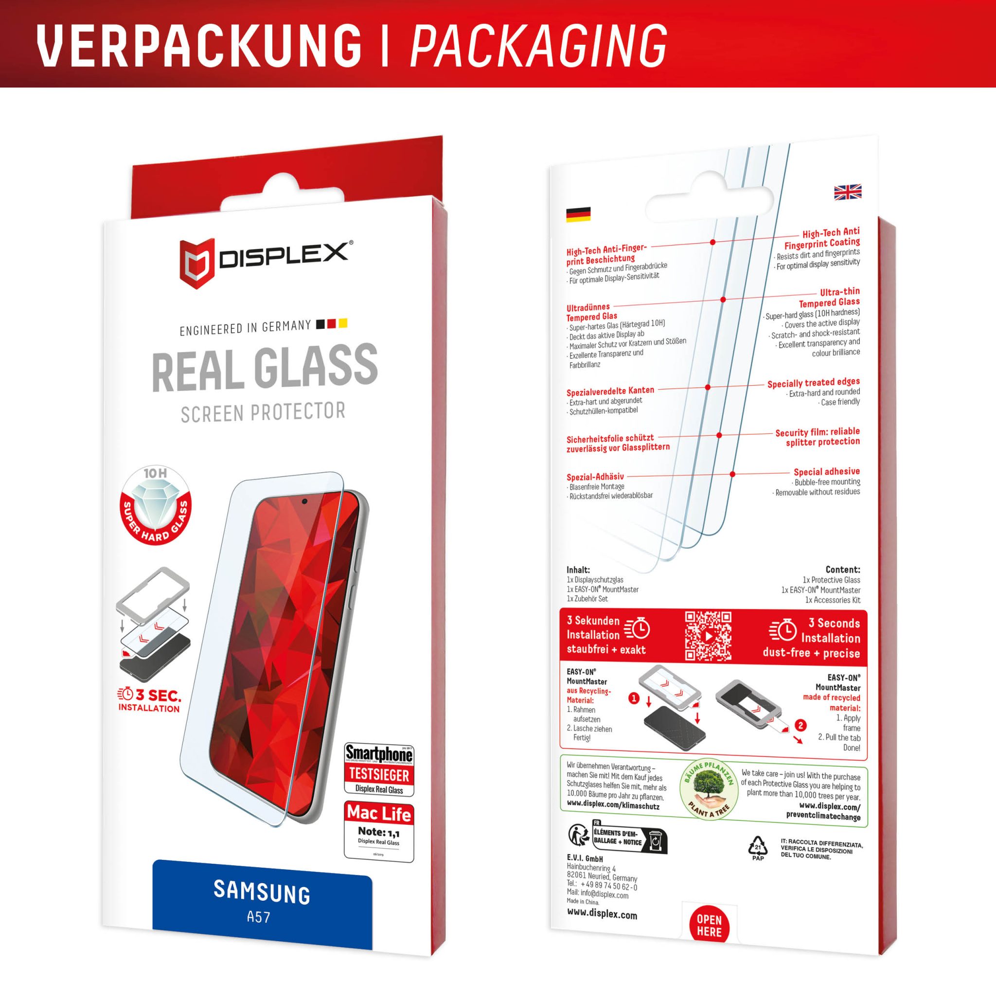 DISPLEX Real Glass MM Samsung Galaxy A57 DISPLEX Real Glass MM Samsung Galaxy A57 – Bild 9