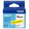 Brother Schriftband BTAG-631 Schwarz auf Gelb 12 mm x 4 m Die Btag-Schriftbänder wurden exklusiv für die Brother Beschriftungsgeräte PT-N10, PT-N20 und PT-N25BT entwickelt. Mit einer Breite von 12 mm und in 17 leuchtenden Farben erhältlich, können individuelle Schriftbänder nach dem Geschmack und den Bedürfnissen des Anwenders einfach erstellt werden.Die langlebigen und zuverlässigen Btag-Schriftbänder sind resistent gegen viele verschiedene Einflüsse, denen sie im täglichen Gebrauch im Haushalt ausgesetzt sind, wie z. B. Wasser, heiße und kalte Temperaturen und Haushaltsflüssigkeiten, so dass die Etiketten lange Zeit intakt und lesbar bleiben.