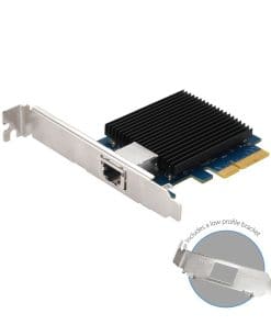 Edimax 10 Gigabit Netzwerkkarte PCI Express ink Low Profile Blech