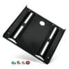 InLine® HDD-/SSD-Einbaurahmen, 2,5" auf 3,5", mit Einbauschrauben, schwarz, schwarz