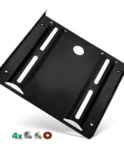 InLine® HDD-/SSD-Einbaurahmen, 2,5" auf 3,5", mit Einbauschrauben, schwarz, schwarz