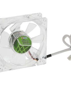 Titan TFD-8025GT12Z(RB) Lüfter 80x80x25mm Green Vision, transparent