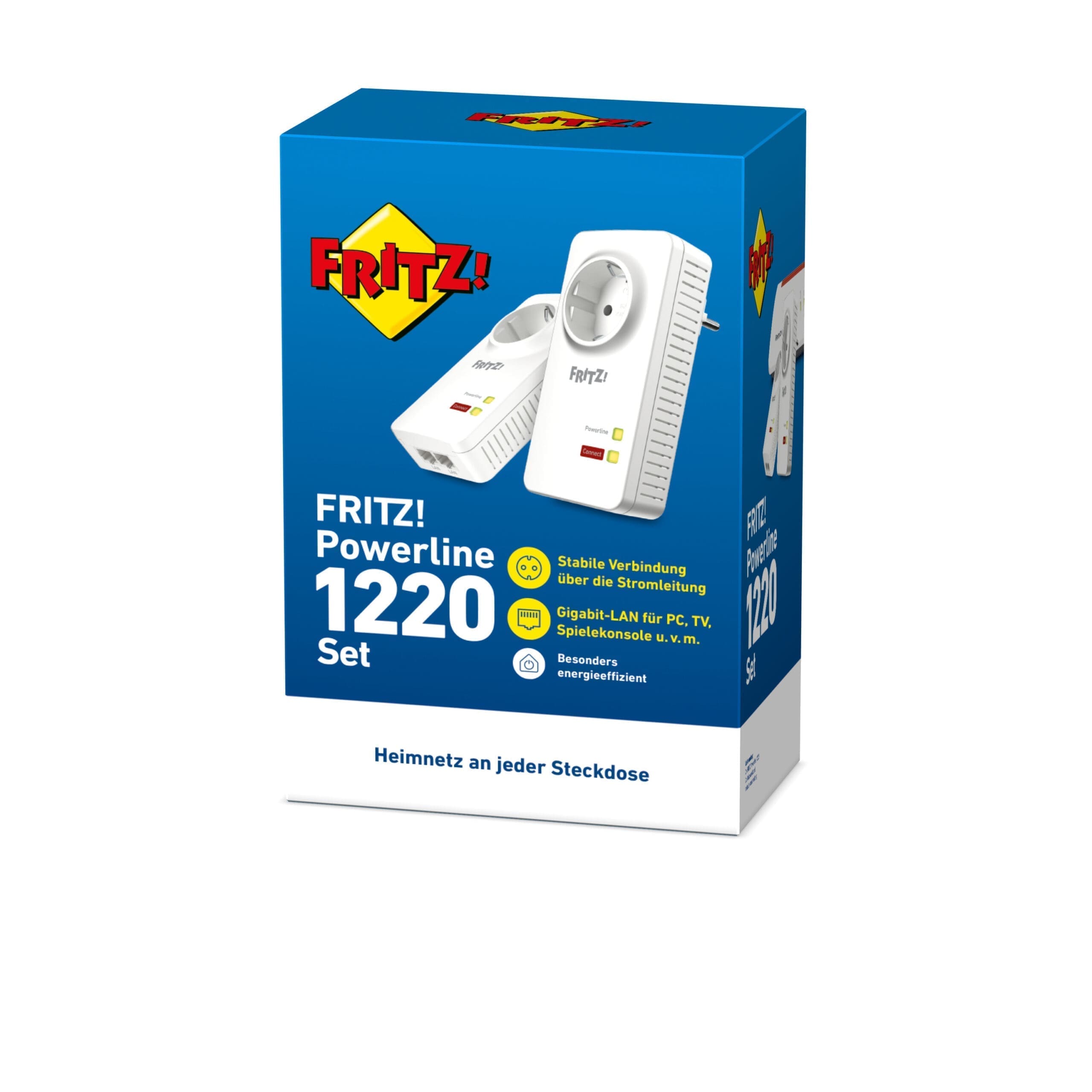 AVM FRITZ!Powerline 1220 Set 1200 MBit 2er Kit (2x LAN) AVM FRITZ!Powerline 1220 Set 1200 MBit 2er Kit (2x LAN) – Bild 3