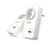 AVM FRITZ!Powerline 1220 Set 1200 MBit 2er Kit (2x LAN) Die FRITZ!Powerline 1260 WLAN AC im Set von AVM macht aus jeder Steckdose einen schnellen und sicheren Gigabit-Netzwerkanschluss. Mit Gigabit-Powerline von bis zu 1.200 MBit/s und neuester 2 x 2 MIMO-Technologie werden deutlich robustere Verbindungen, größere Reichweiten und höhere Datendurchsätze erzielt.Zusätzlich stellt das Gerät einen WLAN AC + N-Access-Point mit bis zu 1.266 MBit/s zur kabellosen Anbindung von Smartphone, Tablet und Notebook ans Heimnetz. So ermöglicht FRITZ!Powerline 1260 Breitband-Anwendungen mit höchsten Ansprüchen auch im letzten Winkel von Haus und Wohnung.