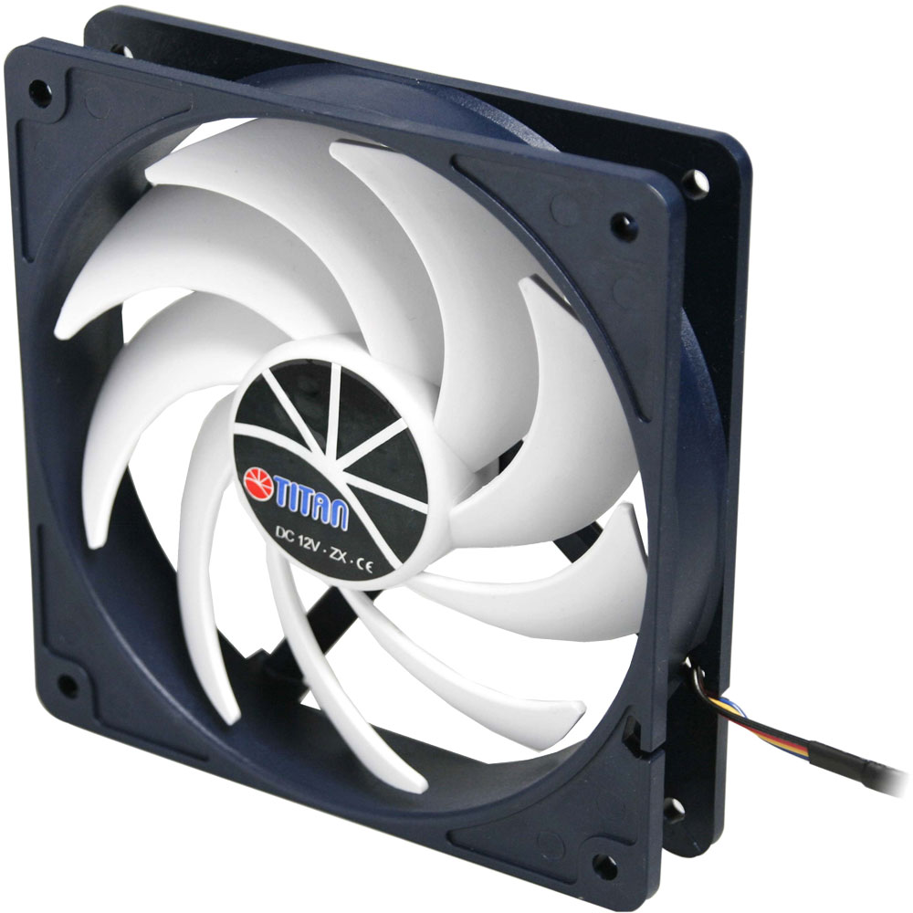 Titan TFD-12025H12ZP/KU(RB) Lüfter 120x120x25mm KUKRI-Serie mit PWM, mehrfarbig Titan TFD-12025H12ZP/KU(RB) Lüfter 120x120x25mm KUKRI-Serie mit PWM, mehrfarbig