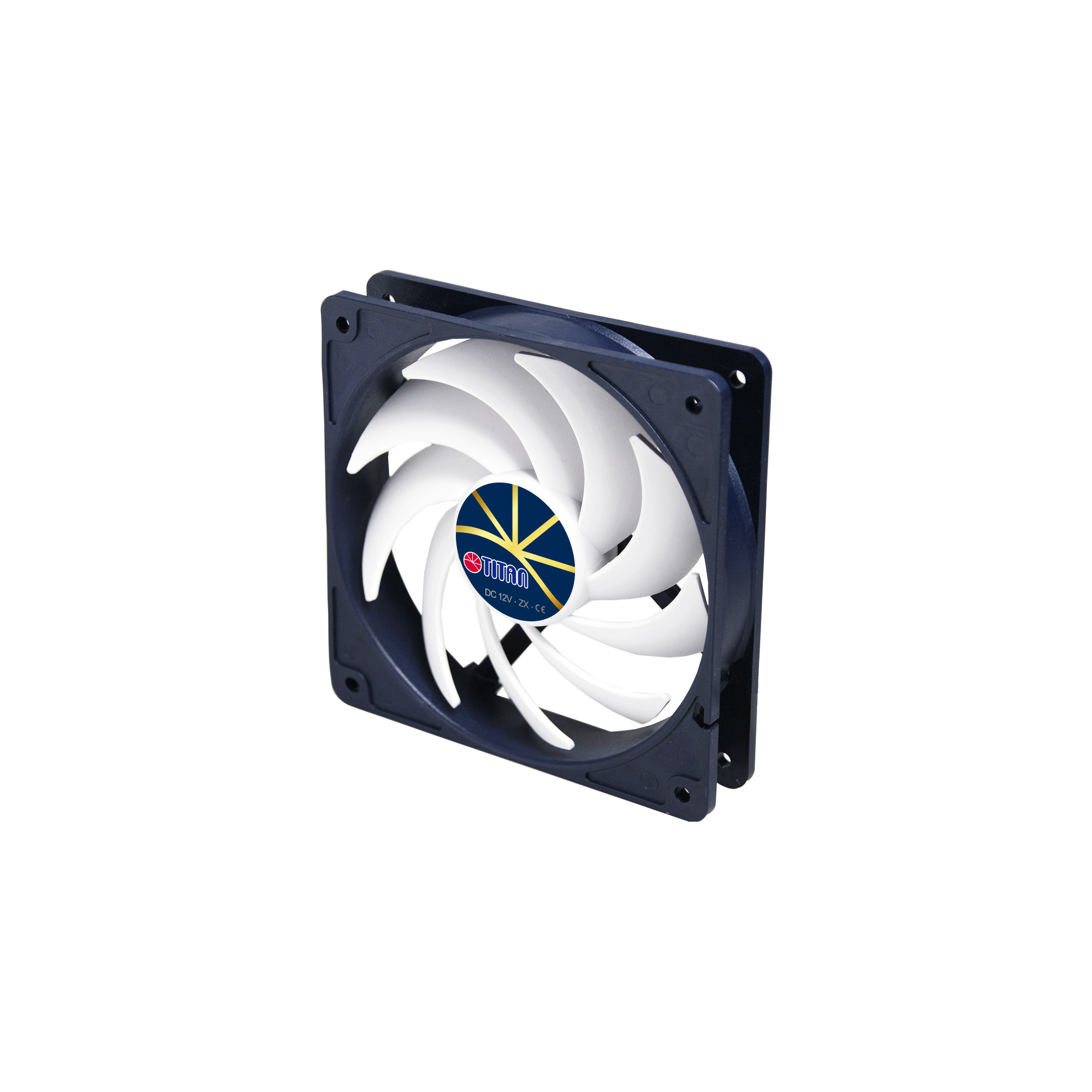 Titan TFD-12025H12ZP/KE(RB) Lüfter 120x120x25mm, Extreme Fan, mit PWM, leise Titan TFD-12025H12ZP/KE(RB) Lüfter 120x120x25mm, Extreme Fan, mit PWM, leise
