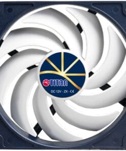 Alternative view of Titan TFD-12025H12ZP/KE(RB) Lüfter 120x120x25mm, Extreme Fan, mit PWM, leise