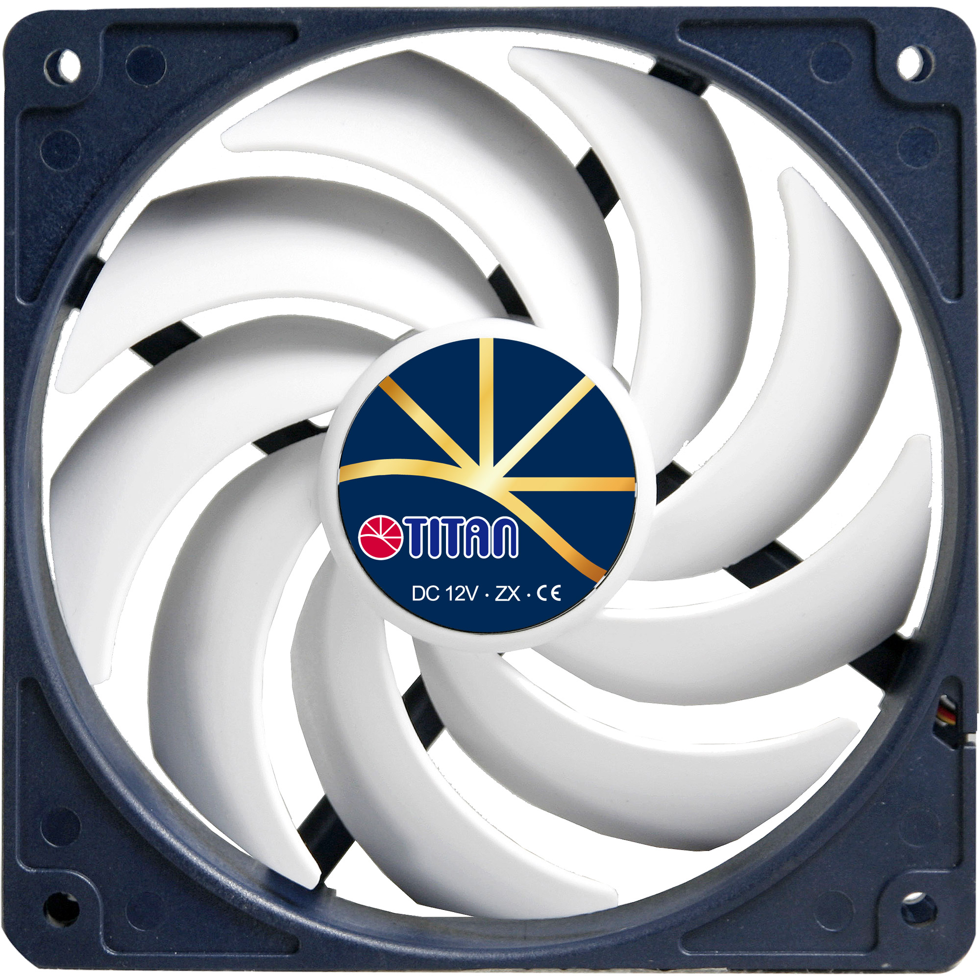 Titan TFD-12025H12ZP/KE(RB) Lüfter 120x120x25mm, Extreme Fan, mit PWM, leise Titan TFD-12025H12ZP/KE(RB) Lüfter 120x120x25mm, Extreme Fan, mit PWM, leise – Bild 2