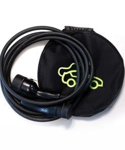 helos Typ 2 EV Ladekabel TÜV Mode 3 ,32A ,22 kW, 3-Phasig 7,5 Meter mit Tasche
