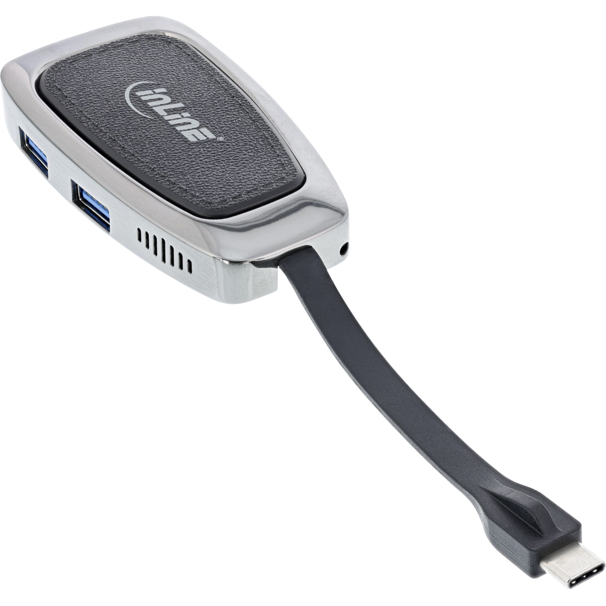 InLine® Multifunktions-Hub USB 3.2 Gen.2 USB Typ-C (2x USB-A 10Gb/s + 1xHDMI 4K@60Hz + 1x USB-C 10Gb/s & PD 100W) InLine® Multifunktions-Hub USB 3.2 Gen.2 USB Typ-C (2x USB-A 10Gb/s + 1xHDMI 4K@60Hz + 1x USB-C 10Gb/s & PD 100W) – Bild 3