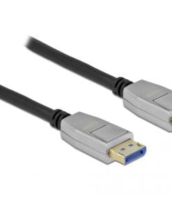 Delock DisplayPort Kabel 10K 60 Hz 54 Gbps Metallgehäuse 2 m