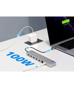 ATEN UH3240 11-in-1 USB-C Multiport Dock mit Power Passthrough, USB PD 3.0