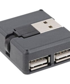 InLine® USB 2.0 4-Port Hub, USB-A Stecker auf 4x USB-A Buchse, Kabel 4cm InLine® USB 2.0 4-Port Hub, USB-A Stecker auf 4x USB-A Buchse, Kabel 4cm – Bild 3