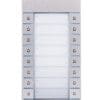 2N IP-Vario Klingeltaster 8x, silber 13.56 MHz, NFC, PICard kompatibel