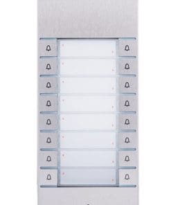 2N IP-Vario Klingeltaster 8x, silber