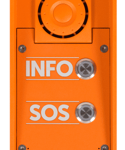 2N IP-Safety Basiseinheit, 2-Tasten, INFO, SOS Druck