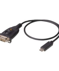 ATEN UC232C Konverter USB-C zu Seriell RS232 9pol Sub D Adapterkabel, 0,3m