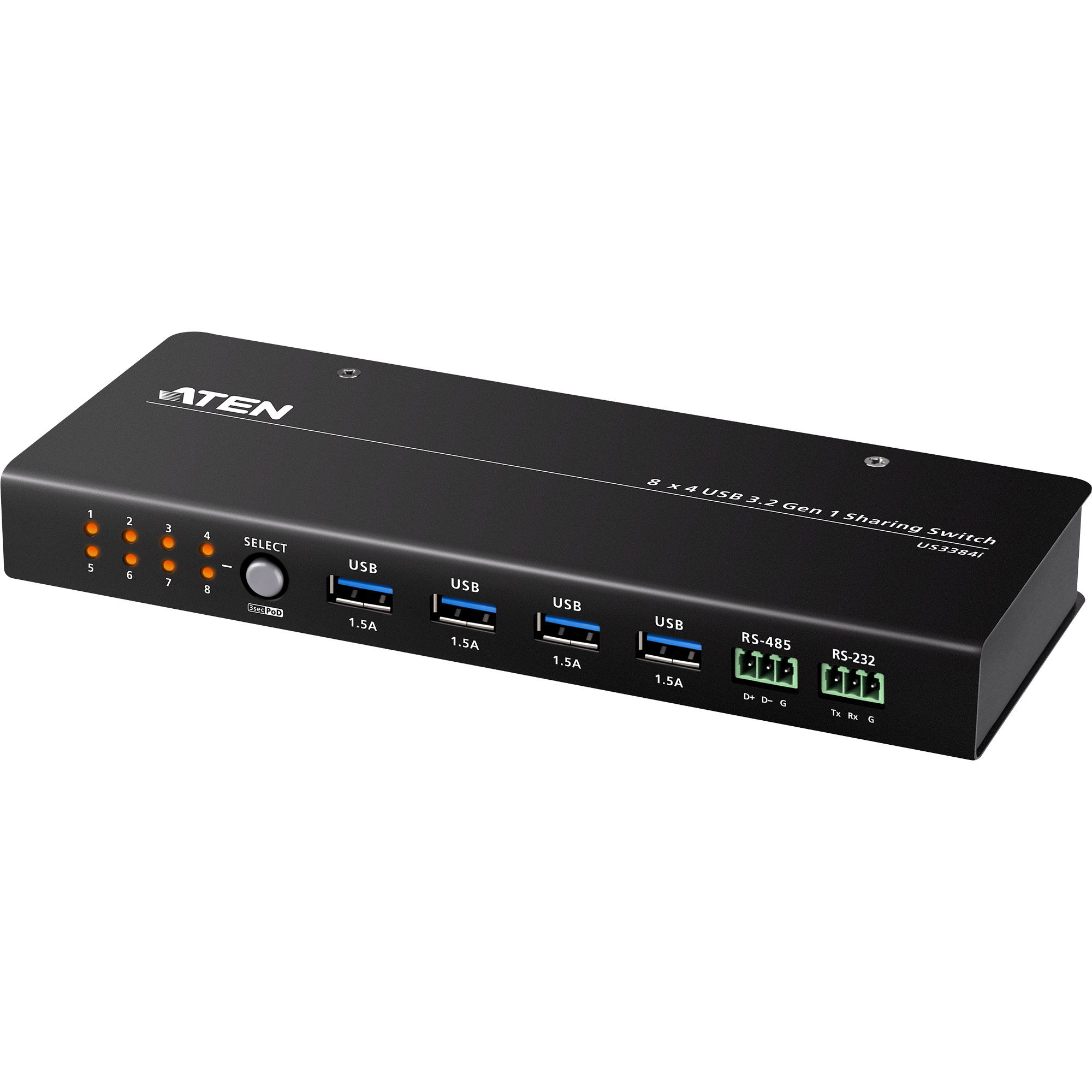 ATEN US3384i 8x4 USB 3.2 Gen.1 Switch, Multi USB-Umschalter ATEN US3384i 8x4 USB 3.2 Gen.1 Switch, Multi USB-Umschalter