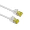 helos Patchkabel Cat.6a TPE Ultraslim GHMT AWG 28/7 weiss 7,5m