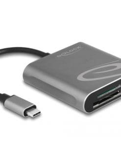 Delock USB Type-C Card Reader für SD Express und CFexpress Speicherkarten