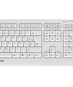 CHERRY B.UNLIMITED 3.0 Tastatur mit Maus Set DE kabellos weißgrau