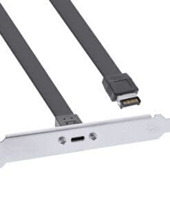 InLine® Slotblende USB Typ-C zu USB 3.1 Frontpanel Key-A intern, 0,5m